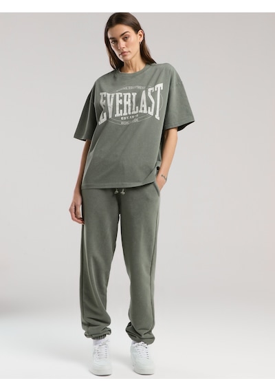 Everlast Authentic Boxing Wmn Oversize Haki Kadın Tişört Haki