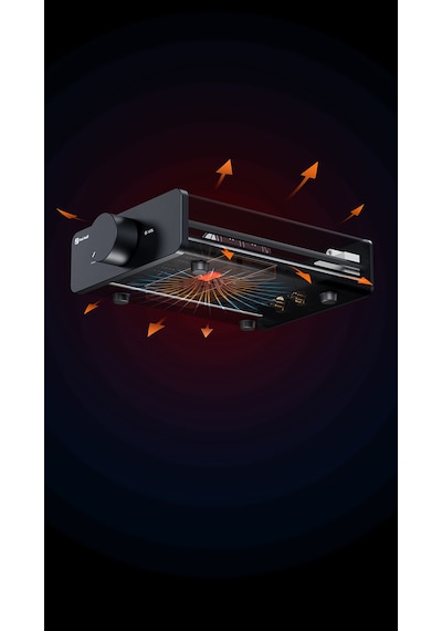 Fosi Audio V3 Stereo Amplifikatör 300W 48V Güç Kaynağı