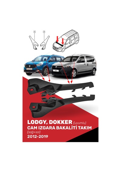 Lodgy Dokker Cam Izgara Bakaliti Takım - 668229972r, 668224513r