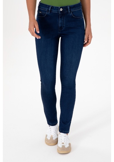 U.S. Polo Assn. Kadın Koyu Mavi Toohpick Fit Jean Pantolon 50307785-DN0023