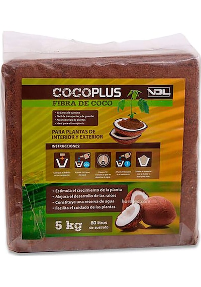 Vdl Coco Plus Cocopeat Blok 5 Kg 80 Litre