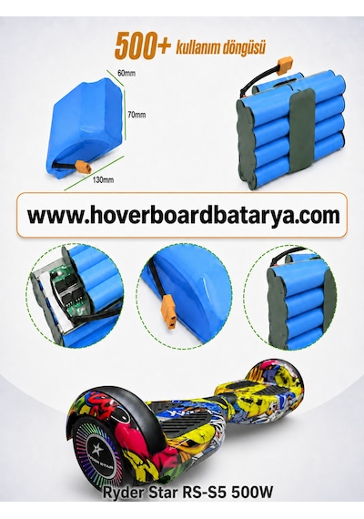 Ryder Star Rs-s5 500w 6 Ay Garantili Hoverboard Bataryası