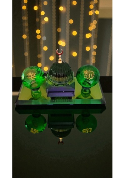 Kabe Cami Cam Süs 16cm 10 Cmdir Boyutu Ürün Camdır