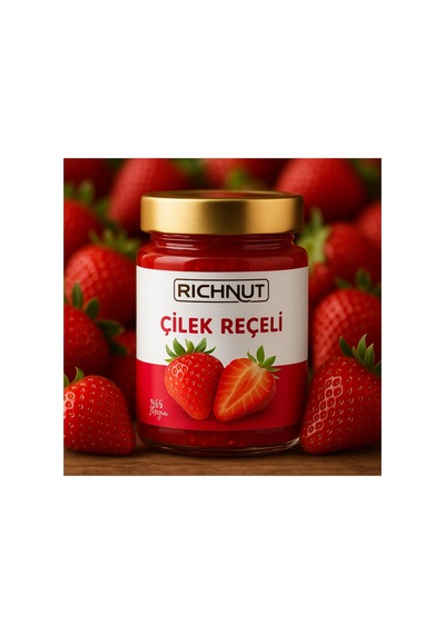 Çilek Reçeli Katkı, Koruyucu, Renklendirici İçermez