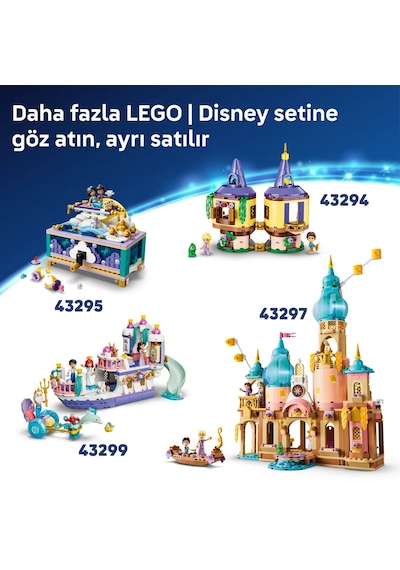LEGO® ǀ Disney Princess Güzel ve Çirkin’in Büyülü Şatosu 43289 – 5 Yaş Üzeri için 4 Karakter İçeren Oyuncak Yapım Seti (254 Parça)