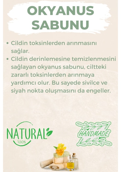 Kabak Lifli El Yapımı Doğal Okyanus Sabunu 120 G