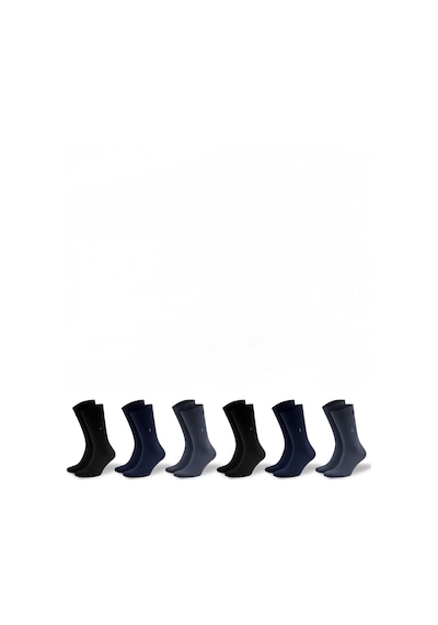 Waynap Erkek Dikişsiz Bambu Çorap 6'lı Paket Çok Renkli