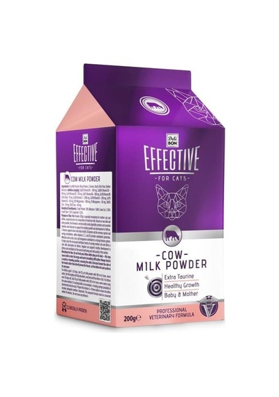 Effective Kedi Takviye Ürünleri İnek Süt Tozu 200gr