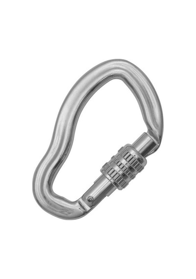 Kong Ergo Express Sleeve Karabina Alüminyum, Yüksek Mukavemetli, Via Ferrata Ve Macera Parkları İç Gri