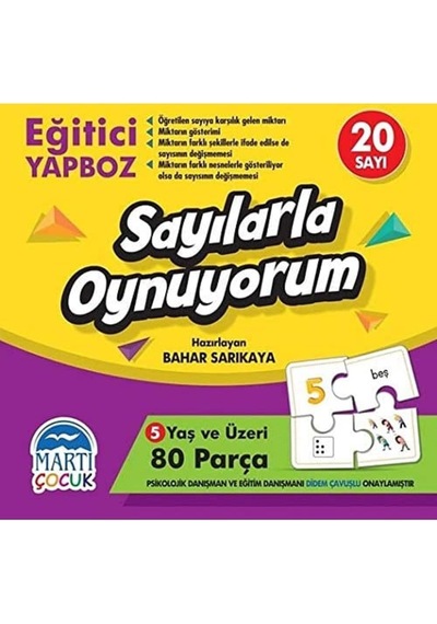 Eğitici Yapboz - Sayılarla Oynuyorum 5+ Yaş
