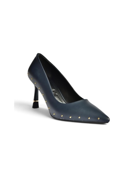 Fox Shoes Z308400409 Lacivert İnce Topuklu Pimli Kadın Ayakkabı