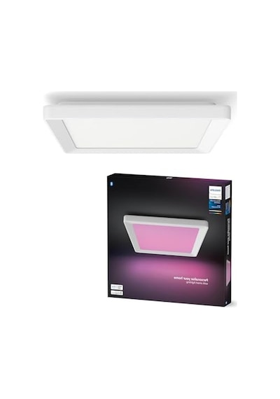 30x30 Cm Boyutunda Beyaz Slim Kare Tavan Paneli 124-Pembe