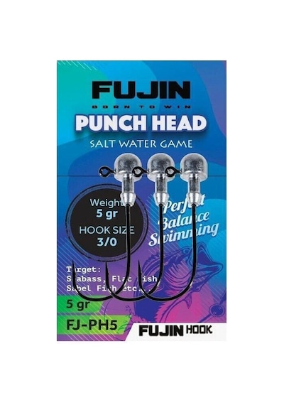 Fujin Punch Head Jighead Fj-ph 3/0