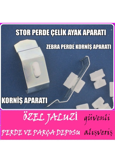 Stor Perde Kornişaparatı - Zebra Perde Korniş Aparatı - Stor Perde