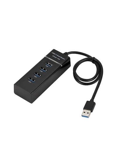 usb 3.0 4 port usb hub usb 3.0 çoğaltıcı siyah