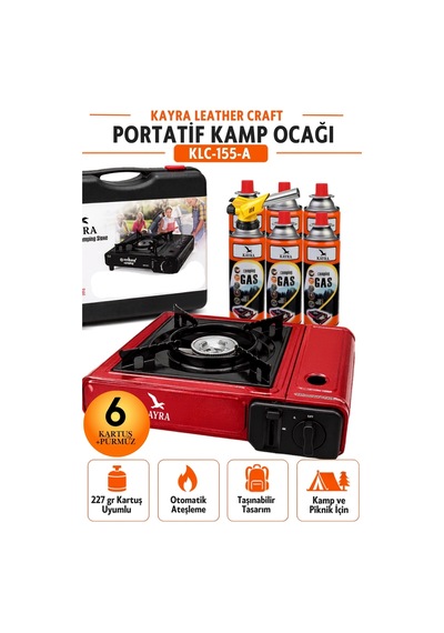 8'li Set Kırmızı Taşınabilir Kamp Ocağı 6 Gaz Kartuşu 1 Pürmüz Dahil Çantalı Portatif Tek Gözlü Mini Karavan Açık Hava Piknik Yemek Pişirme Ocağı Seti Kamp Malzemeleri Ekipmanları Kırmızı Kırmızı 8'li Set Kırmızı Taşınabilir Kamp Ocağı 6 Gaz Kartuşu 1 Pürmüz Dahil Çantalı Portatif Tek Gözlü Mini Karavan Açık Hava Piknik Yemek Pişirme Ocağı Seti Kamp Malzemeleri Ekipmanları Kırmızı Kırmızı