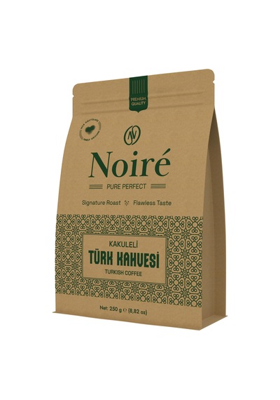 Noire Kakuleli Türk Kahvesi 250g %100 Arabica Ve Doğal Kakule Öğütülmüş