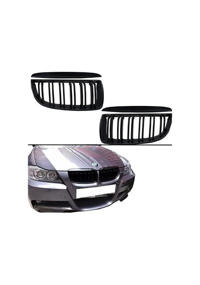 Bmw 3 Uyumlu Serisi E90 05-08 Ön Panjur Çift Tırnak Modeli