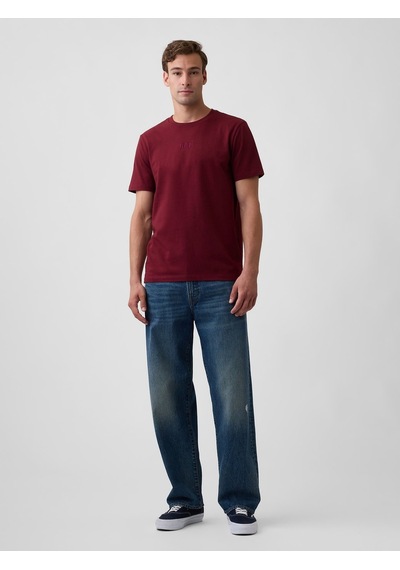 Gap V-frch Mını Logo Tee Erkek Bordo Tişört 799323015