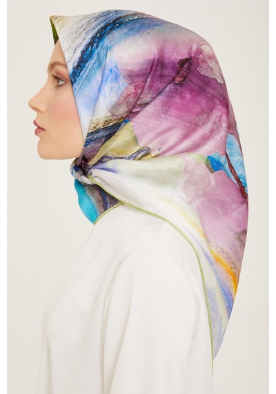 Armine Twill İpek Eşarp 24ya9102 33 - Desenli