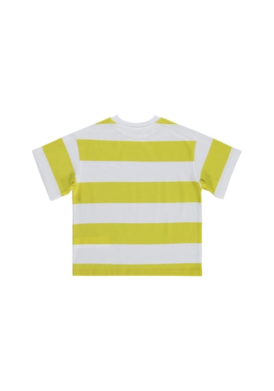 Civil Boys Basic Çizgili 2-5 Yaş Tişört - Sarı Limon Sarısı
