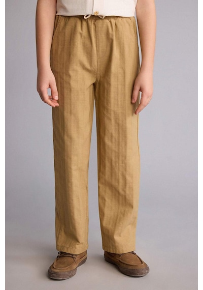 Defacto Relax Fıt Düz Paça Pantolon Erkek Çocuk H5868a826smbg638 Bej-bg638