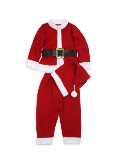 Pazarız Çocuk Kırmızı Noel Baba Kostüm kırmızı