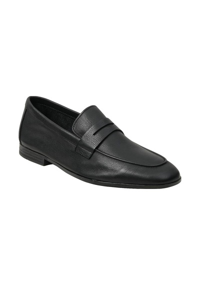 Oxford Klasik Erkek 34p5 Frau Mousse Leather Nero Null Siyah