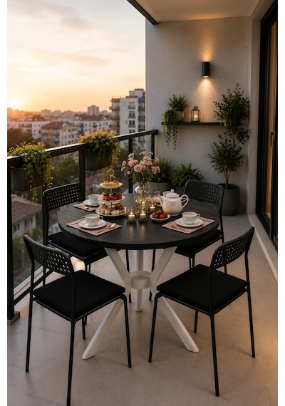 Siyah 4 Kişilik Minderli Balkon Takımı, Balkon Masası, Balkon Sandalyesi, Yuvarlak Masa, Yemek Masası, Mutfak Masa Sandalye Takımı, 4 Sandalye 1 Ma Siyah/beyaz-siyah Siyah 4 Kişilik Minderli Balkon Takımı, Balkon Masası, Balkon Sandalyesi, Yuvarlak Masa, Yemek Masası, Mutfak Masa Sandalye Takımı, 4 Sandalye 1 Ma Siyah/beyaz-siyah