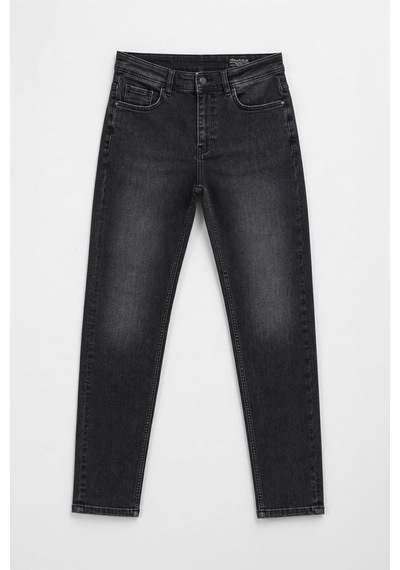 Bluew White Erkek Antrasit Slim Fit Likralı Jean Pantolon