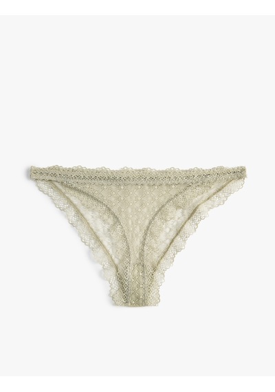 Koton Brief Külot Dantelli Gri 3slk30085mk Gri