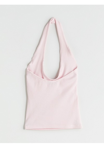Lcw Vision Pembe Halter Yaka Kadın Atlet