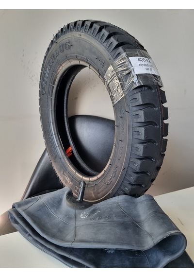 Maruti Tyres Set 400-12 Tubetype Motorsiklet/Sepet Lastiği Ve İç Lastik Power Lugset