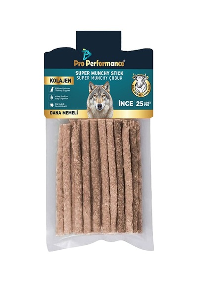 Pro Performance Super Munchy Çubuk Dana Memeli İnce 25 Adet