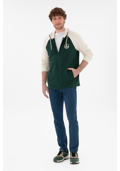 U.s. Polo Assn. Erkek Koyu Yeşil Hırka Örme 50293396-vr079 Koyu Yesıl Koyu Yeşil