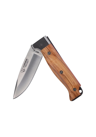 Cudeman 384-lf Mt-4 Natural Olive Zeytin Saplı Deri Kılıflı Çakı