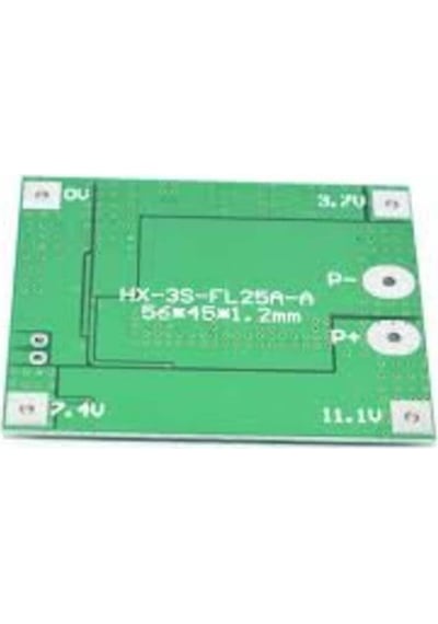 Pilfener Micron 3S 25A 12V Balans Bms Lipo 18650 Lityum Pil Şarj Devresi