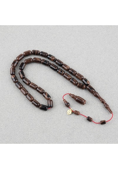 Kadim Katalin Çekoslovak Eski Obje Usta İşi İmzalı Kapsül Kesim 7x11mm Tesbih