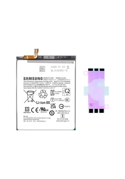 Samsung Uyumlu A55 A556e Batarya Pil Telefon Bataryası Pil Bandı Yanında