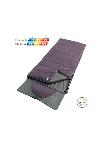 Outwell Contour Yazlık Ve Kışlık Taraflı -13 C Uyku Tulumu D.purple Sol 230428 Çok Renkli