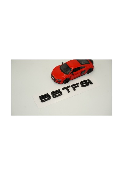 Audi 55 Tfsi Siyah Abs 3m 3d Bagaj Yazı Logo Orjinal Ürün