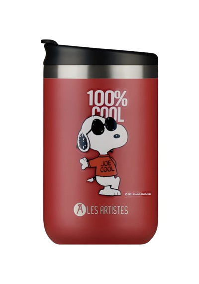 Les Artistes Paris Isı Yalıtımlı Çelik Termos Mug 350ml Cool Snoopy Çok Renkli