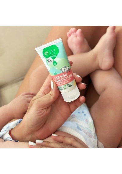 %100 Doğal Bebek Pişik Önleyici Jel Krem 50 Ml Çok Renkli