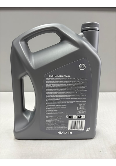 Shell Helix Hx8 5w-40 4 Litre Motor Yağı Üretim Yılı: 2025