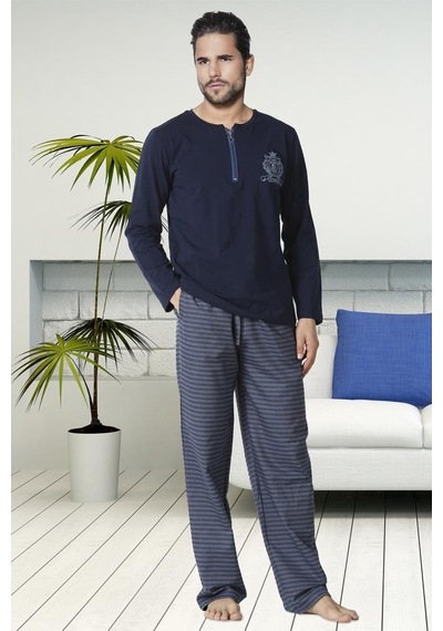 Doremi Prussian Blue Erkek Pijama Takımı (466034434)