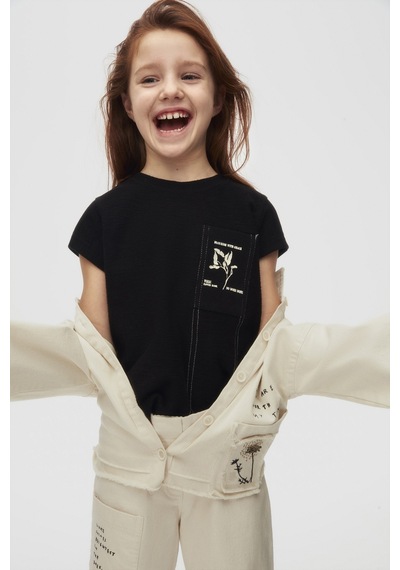 Nk Kids Grace Kız Çocuk T-shirt 38405 Siyah