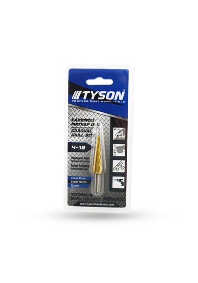 Tyson Kademeli Matkap Ucu 4-12mm