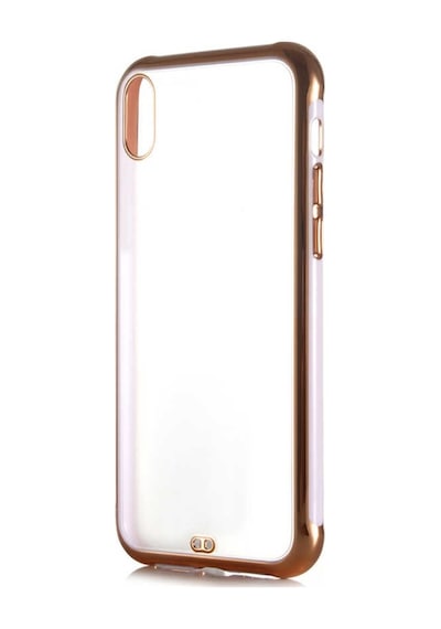 Apple Uyumlu iPhone XS Max 6.5 Kılıf Zore Voit Altın Renk Tasarımlı Kılı