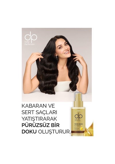 Dp Daily Perfection Argan Yağlı Ve E Vitaminli Saç Bakım Yağı 100 ML