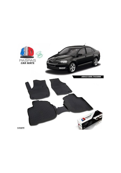 Skoda Rapid 4D Havuzlu Paspas
